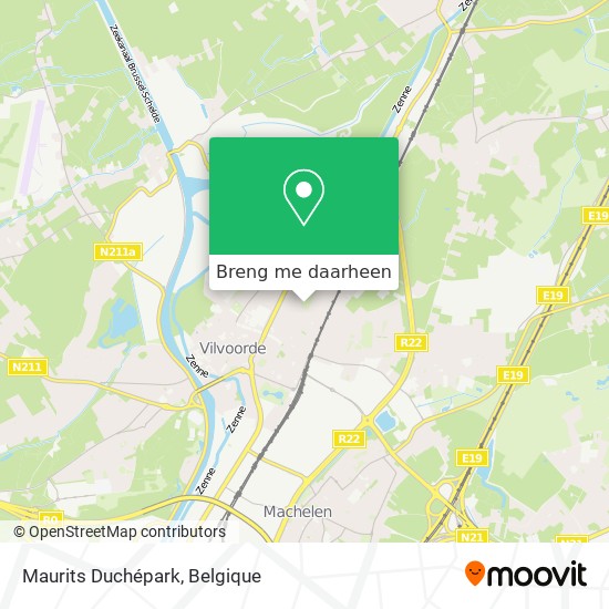 Maurits Duchépark kaart