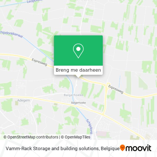 Vamm-Rack Storage and building solutions kaart