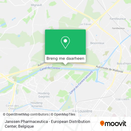 Janssen Pharmaceutica - European Distribution Center kaart