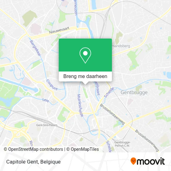 Capitole Gent kaart