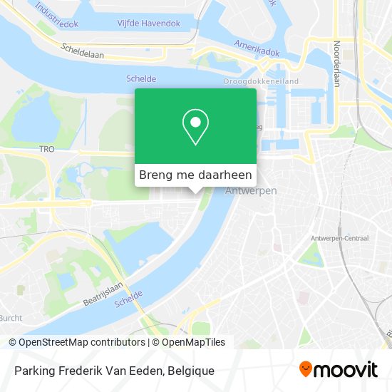 Parking Frederik Van Eeden kaart