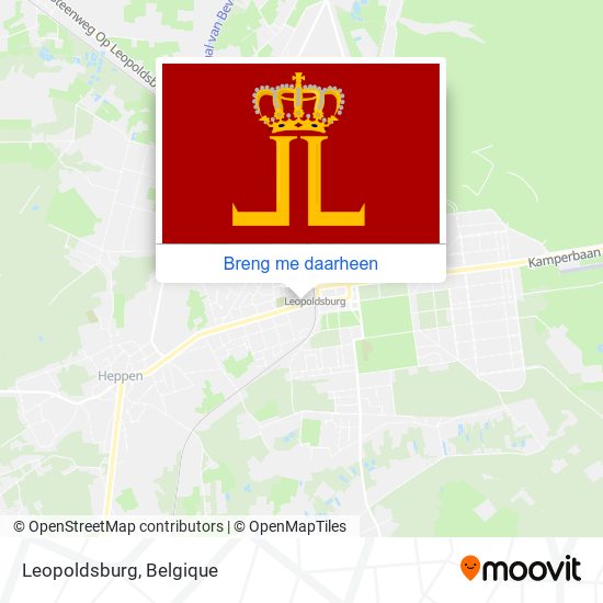 Leopoldsburg kaart