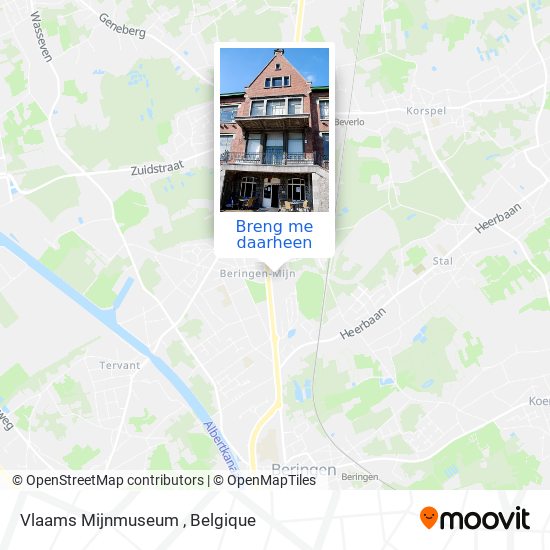 Vlaams Mijnmuseum kaart