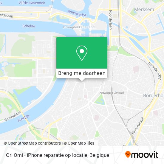 Ori Omi - iPhone reparatie op locatie kaart