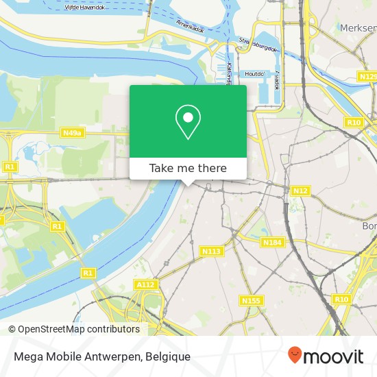 Mega Mobile Antwerpen kaart