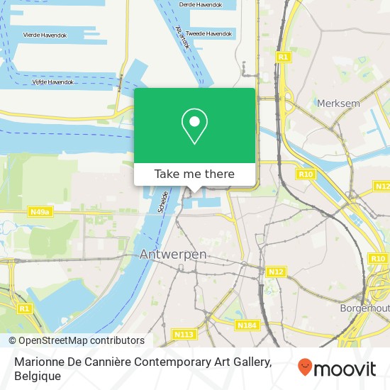 Marionne De Cannière Contemporary Art Gallery kaart
