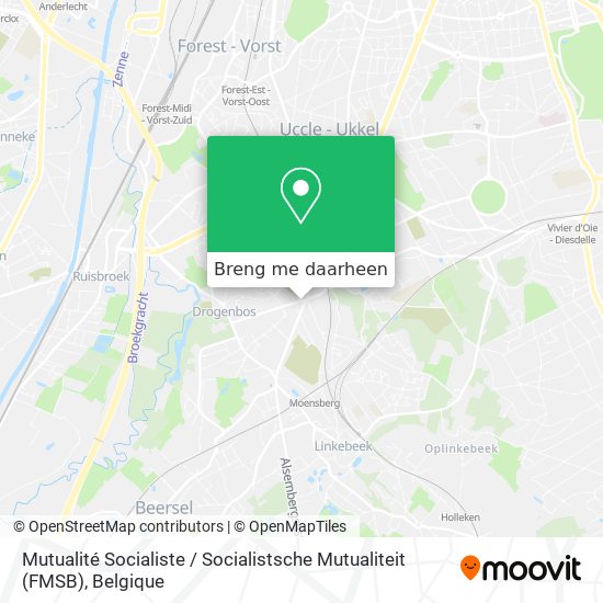 Mutualité Socialiste / Socialistsche Mutualiteit (FMSB) kaart