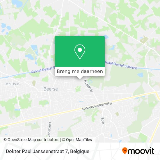 Dokter Paul Janssenstraat 7 kaart
