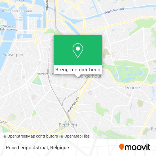 Prins Leopoldstraat kaart
