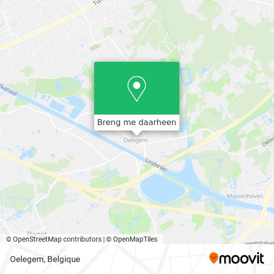 Oelegem kaart