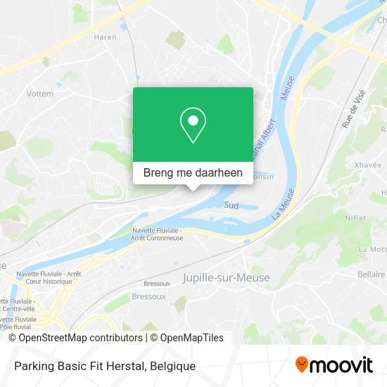 Parking Basic Fit Herstal kaart