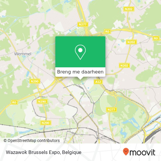 Wazawok Brussels Expo kaart