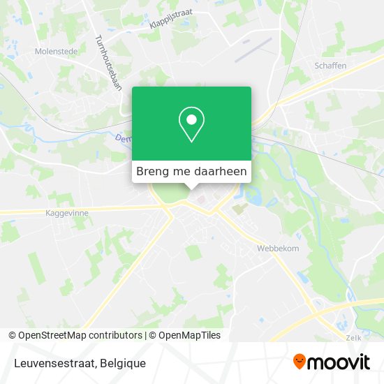 Leuvensestraat kaart