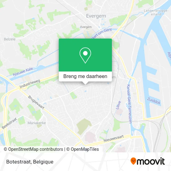 Botestraat kaart