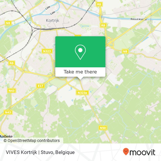 VIVES Kortrijk | Stuvo kaart