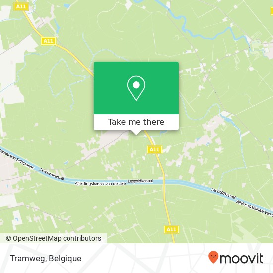 Tramweg kaart