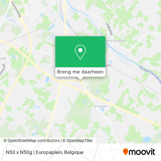 N50 x N50g | Europaplein kaart