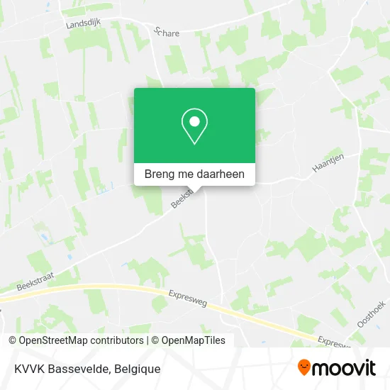 KVVK Bassevelde kaart