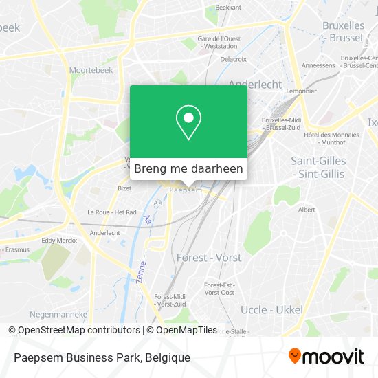 Paepsem Business Park kaart
