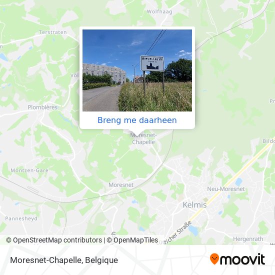 Moresnet-Chapelle kaart