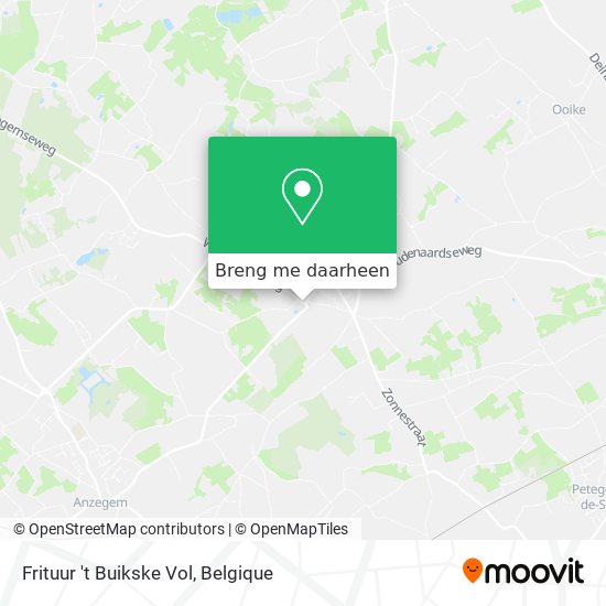Frituur 't Buikske Vol kaart