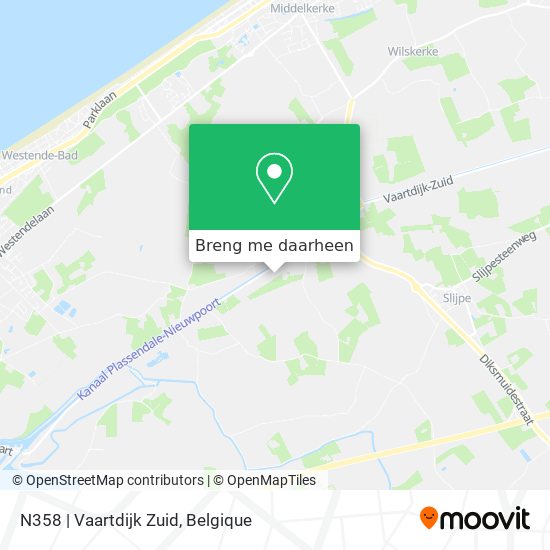 N358 | Vaartdijk Zuid kaart
