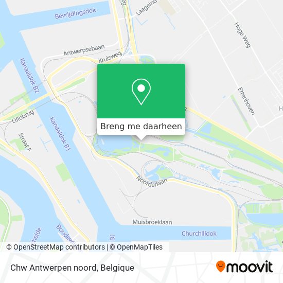 Chw Antwerpen noord kaart