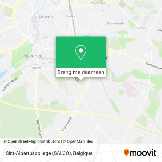 Sint-Albertuscollege (SALCO) kaart