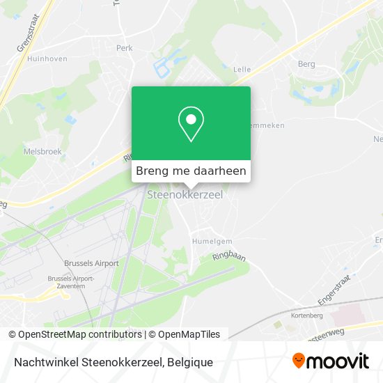 Nachtwinkel Steenokkerzeel kaart