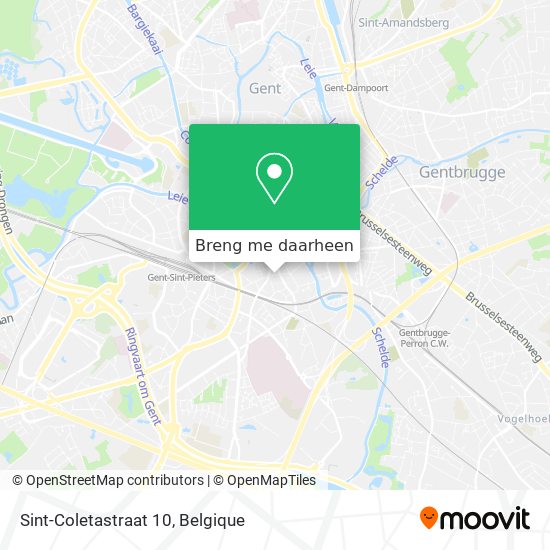 Sint-Coletastraat 10 kaart