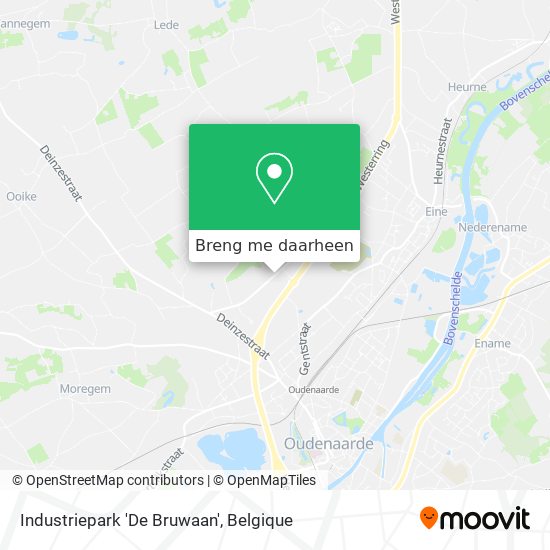 Industriepark 'De Bruwaan' kaart