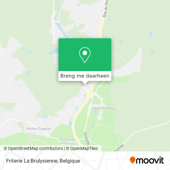 Friterie La Brulysienne kaart