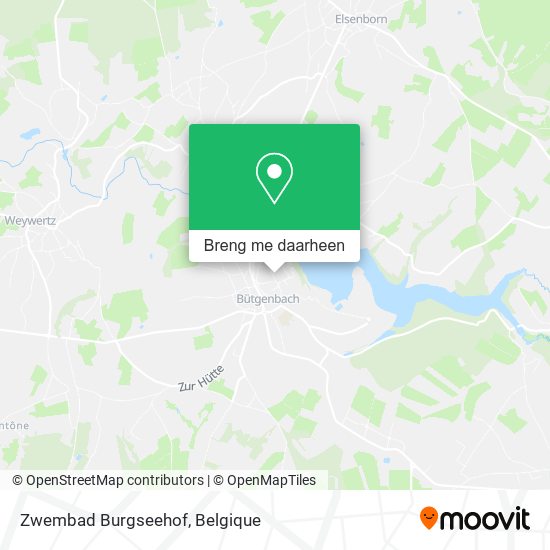 Zwembad Burgseehof kaart