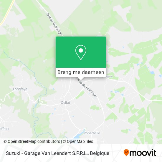 Suzuki - Garage Van Leendert S.P.R.L. kaart