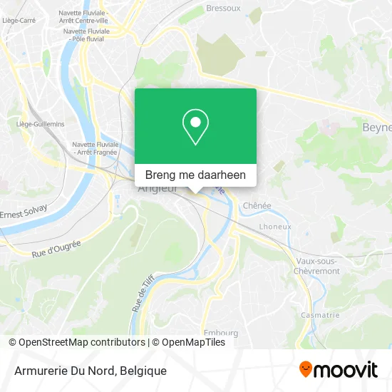 Armurerie Du Nord kaart