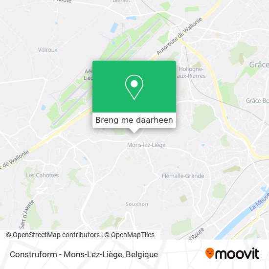 Construform - Mons-Lez-Liège kaart