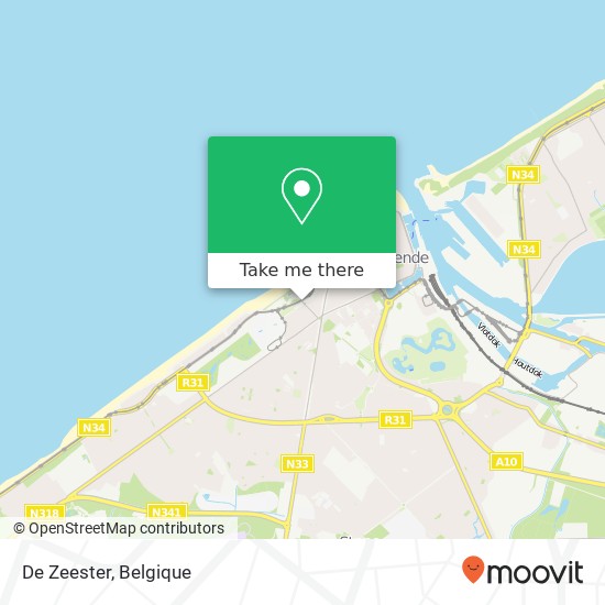 De Zeester kaart