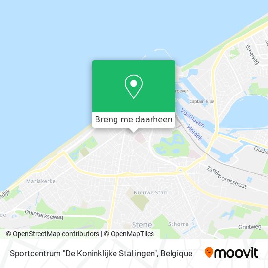 Sportcentrum "De Koninklijke Stallingen" kaart