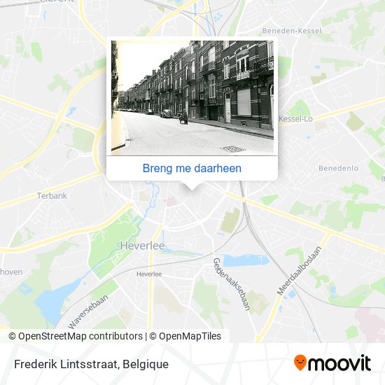 Frederik Lintsstraat kaart