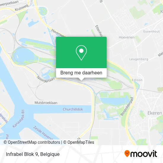 Infrabel Blok 9 kaart