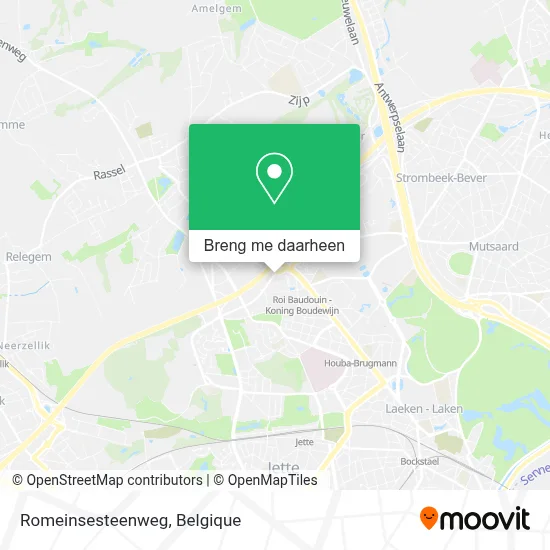 Romeinsesteenweg kaart