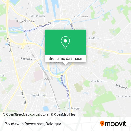 Boudewijn Ravestraat kaart