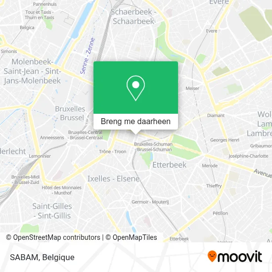 SABAM kaart