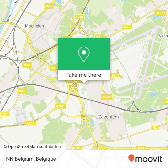NN Belgium kaart