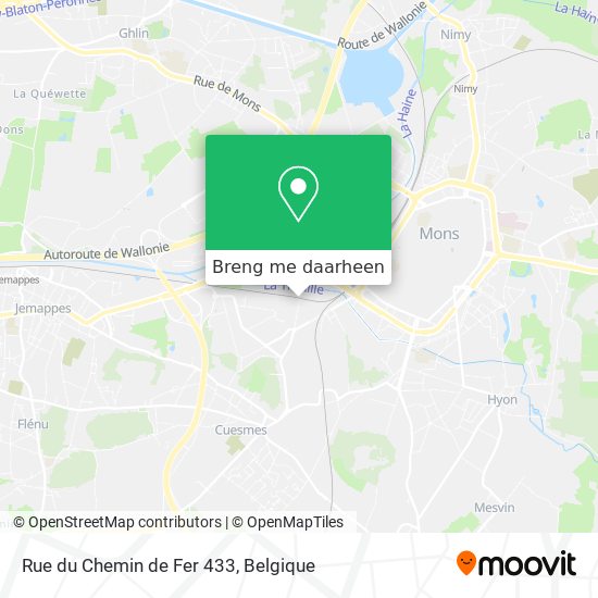 Rue du Chemin de Fer 433 kaart