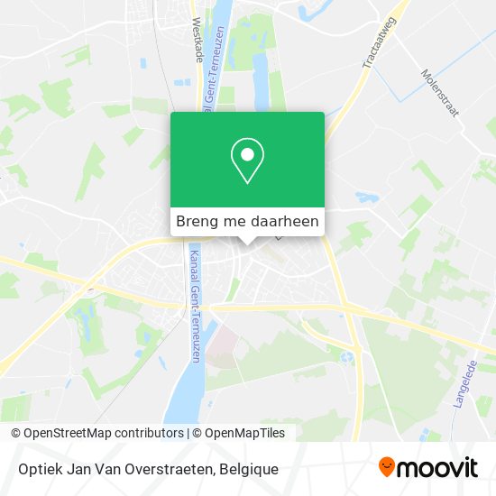 Optiek Jan Van Overstraeten kaart