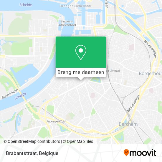 Brabantstraat kaart