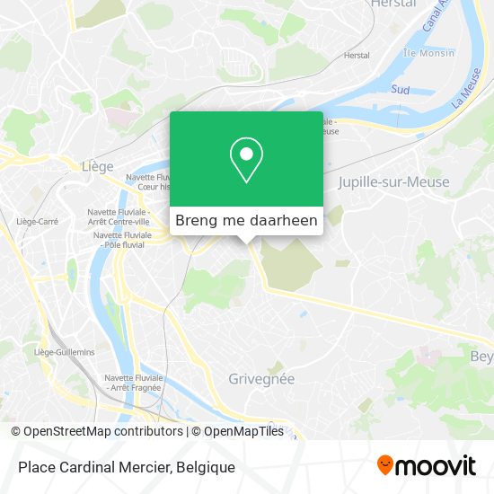 Place Cardinal Mercier kaart