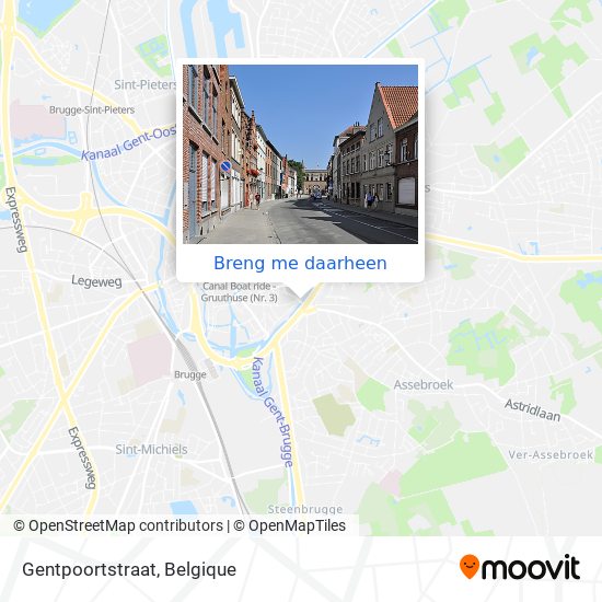 Gentpoortstraat kaart