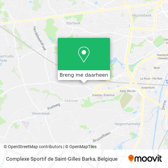 Complexe Sportif de Saint-Gilles Barka kaart